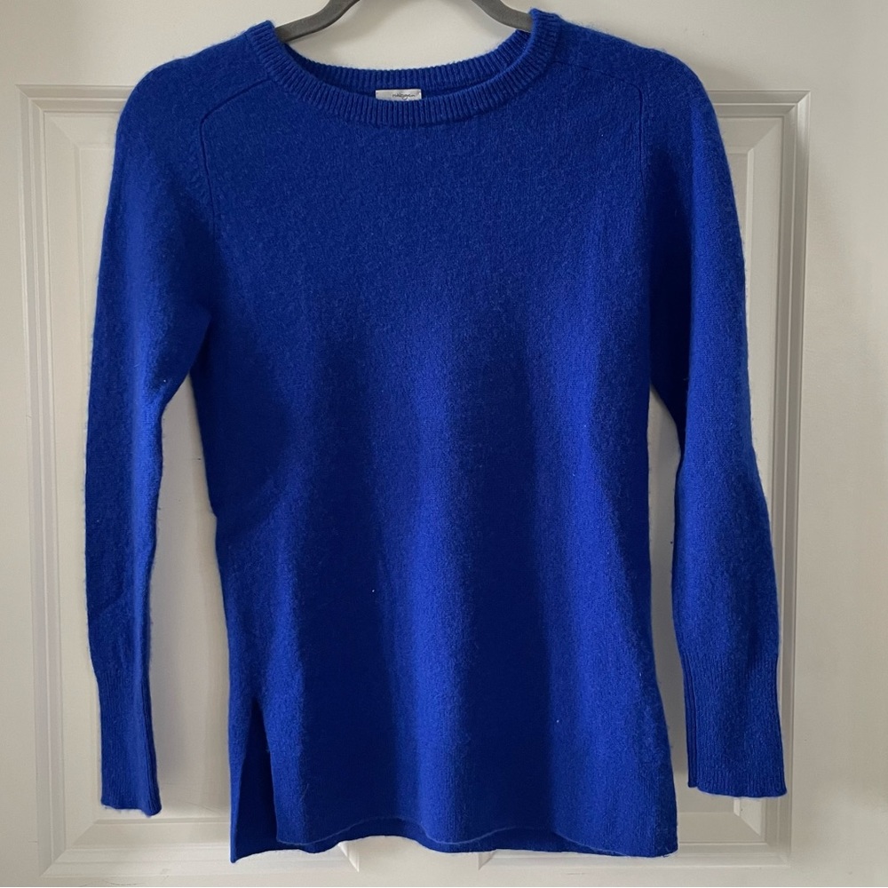 Halogen 100% cashmere sweater blue
